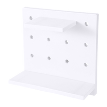 No punching hole board wall dormitory kitchen bathroom storage rack shelf wall hanging storage rack partition 1