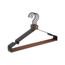 Shunyi light luxury iron wood clothes hanger household clothes rack seamless clothes hanging wardrobe hanger clothes hanger clothes hanger