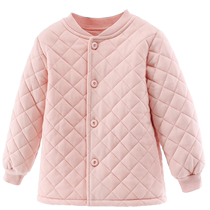 Veste pour enfants de sexe masculin et féminin en automne sweat sweat-shirt épaississement veste épaissie plus suède coton blouse blouse grand garçon fille tiède vêtement chaud enfant