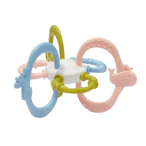 Bernsch dental rubber grinders baby can bite gel silicone Manhattan hand grip ball soft for 3 months baby Toys 6