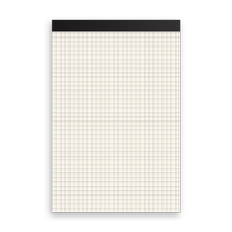 Qianglin tearable paper a4 horizontal line grid graph paper b5 business work blank notebook simple book