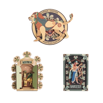 British Museum x Suzhou Museum Assyrian Series Wooden Refrigerator Magnet Birthday Gift Graduation Gift for Girls