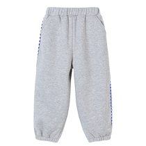 Beibeiyi childrens clothing childrens pants autumn and winter plus velvet warm boys trousers casual loose thickened 2023 new style