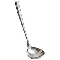 Bamboo Benji 304 stainless steel soup spoon home kitchen hot pot spoon set soup baby food supplement spoon