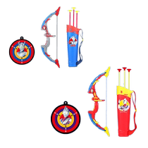 Ultraman Glowing Bow and Arrow Set Toy Childrens Educational Suction Cup Shooting Archery Sports Indoor and Outdoor Boys and Girls