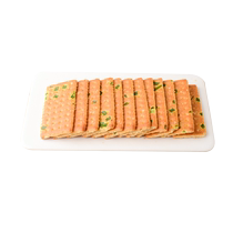 Savory vegetable crackers (weighed)
