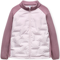(mini parent-child) Mini Balabala Contrast Color Soft Down Jacket for Boys and Girls Baby Warm Down Jacket