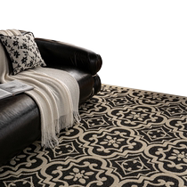 Light luxury French wool carpet romantic and high-end living room retro-style sofa blanket bedroom cloakroom stain-resistant floor mat