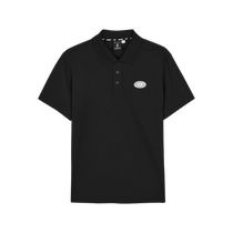 Skechers Skechers T-shirt POLO shirt mens summer new black commuter cool T-shirt short-sleeved top
