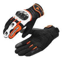 Modo Wolf spring and summer motorcycle riding gloves genuine leather four-season off-road equipment motorcycle full-finger breathable carbon fiber