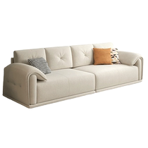 Oley Oulang simple modern snowflake velvet cat scratch cloth sofa Nordic style internet celebrity style straight fabric sofa