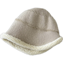 Rasharia childrens hat autumn and winter warm girls basin hat baby fisherman hat infant girl fashion woolen hat thick