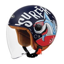 Mustang 3C certified electric motorcycle childrens helmet boys all-season safety helmet for girls and babies