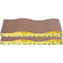HOUYA cat toys large cat scratching board claw grinder corrugated cat supplies wear-resistant and anti-cat scratch 2 pack