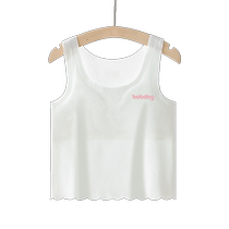 Babudou girls vests for primary school students in the developmental stage Modal summer thin little girls anti-bulge childrens tube top