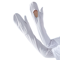 Ice sun protection sleeves gloves womens summer loose large size arm protection thin sleeves driving sleeves cycling sleeves