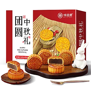 部分人4.9元~礼盒月饼6味6饼360g[10元优惠券]-寻折猪