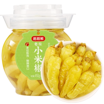 稻稻熊老坛小米椒正宗四川泡菜450g酱腌菜泡辣椒下饭菜泡椒凤爪