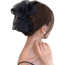 Rashalia high-end bow-knot grab clip large hair clip womens back of the head shark clip headdress hair clip clip summer