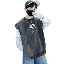 Ybetong Boy Spring Clothing Clothing 2024 Boy Necropolis Spring Autumn Boy Spring Wee Clothing Boy Spring Wee Clothing