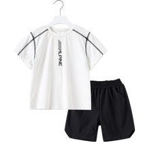 儿童短袖套装夏季薄款宝宝运动套装男童篮球服速干衣2024夏装新款