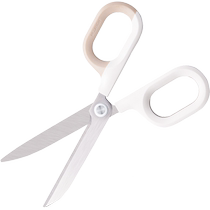 Deli New Sai scissors household stainless steel office sharp handmade paper cutting tailor stationery does not hurt your hands and is safe