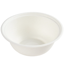 Temeiju disposable paper bowl environmentally friendly and degradable household outdoor picnic bowl 350ml*50 BBQ hot pot bowls