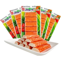South Korea imported low-D fat Creme crab sticks hand-shred crab meat sticks ready-to-eat sushi hot pot 140g*5