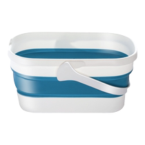Basically folding mop bucket 2024 new rectangular home large number thickened durable hand bucket mop bucket bucket