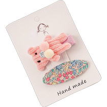 Childrens hairpin cute little girl hair adorned with Korean version girl Card Baby Card Baby no injuries Sweat hair clip Hair Clip