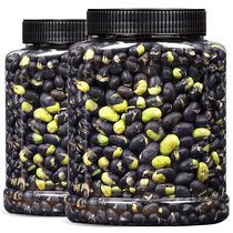 Bibi Miao black beans ready-to-eat cooked salt fried crispy beans dry fried beans snacks for drinking 500g canned