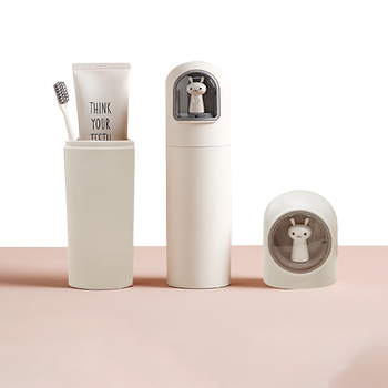 Edo travel toothbrush cup storage box dental cylinder