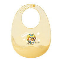 Bolele baby eating bib childrens ultra-thin silicone waterproof child feeding bib anti-spill artifact