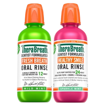 TheraBreath Dr. Case Mouthwash Cleans the Oral and Prevents Caries 473ml*2 Adult Home Use