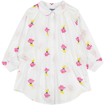 Shopping mall same style Maradin childrens clothing girls long-sleeved shirt 2022 autumn new loose floral shirt
