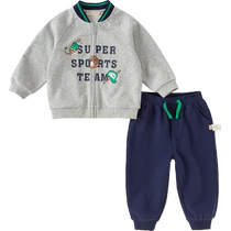 Davibella childrens trousers suit 2024 boys new spring clothing sport Two sets of mens baseball uniforms