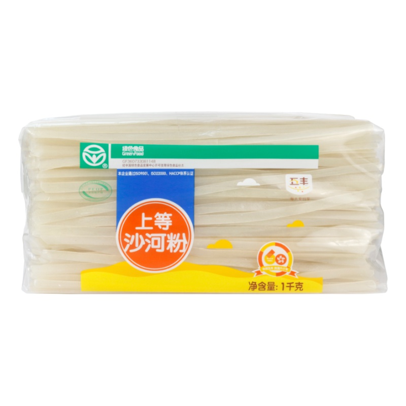 五丰米线上等沙河粉1kg×3袋-时时淘