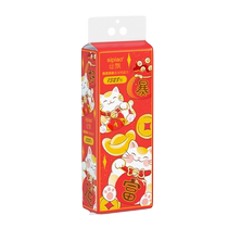 Silk Piao Wealth comes to wealth hanging tissue paper household affordable toilet paper napkin 332 * 1 pack