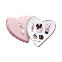 (Chinese Valentines Day gift box) YSL Yves Saint Laurent pink heart-shaped gift box (pink tube 7b reverse Paris limited) to give to your girlfriend