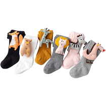 Baby pantyhose baby bottoming socks girls pantyhose childrens socks white princess cute autumn and winter spring and autumn girls