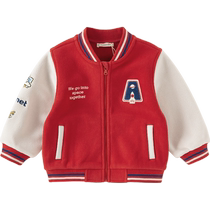 (Anti-static) David Bella Childrens Polar Fleece Jacket 2024 Autumn New Boys Baseball Uniforms for Boys