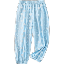 Childrens pants boys and girls baby anti-mosquito pants leggings baby bloomers ice silk childrens boys thin summer