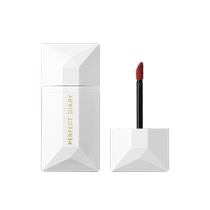 (New color for spring and summer) Perfect Diary Business Card Lip Glaze Velvet Matte Womens Lipstick with smooth color development
