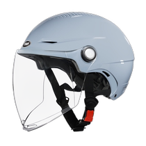 Mustang helmet motorcycle mens and womens electric vehicle all-season lightweight half helmet 3C certified summer sun protection helmet