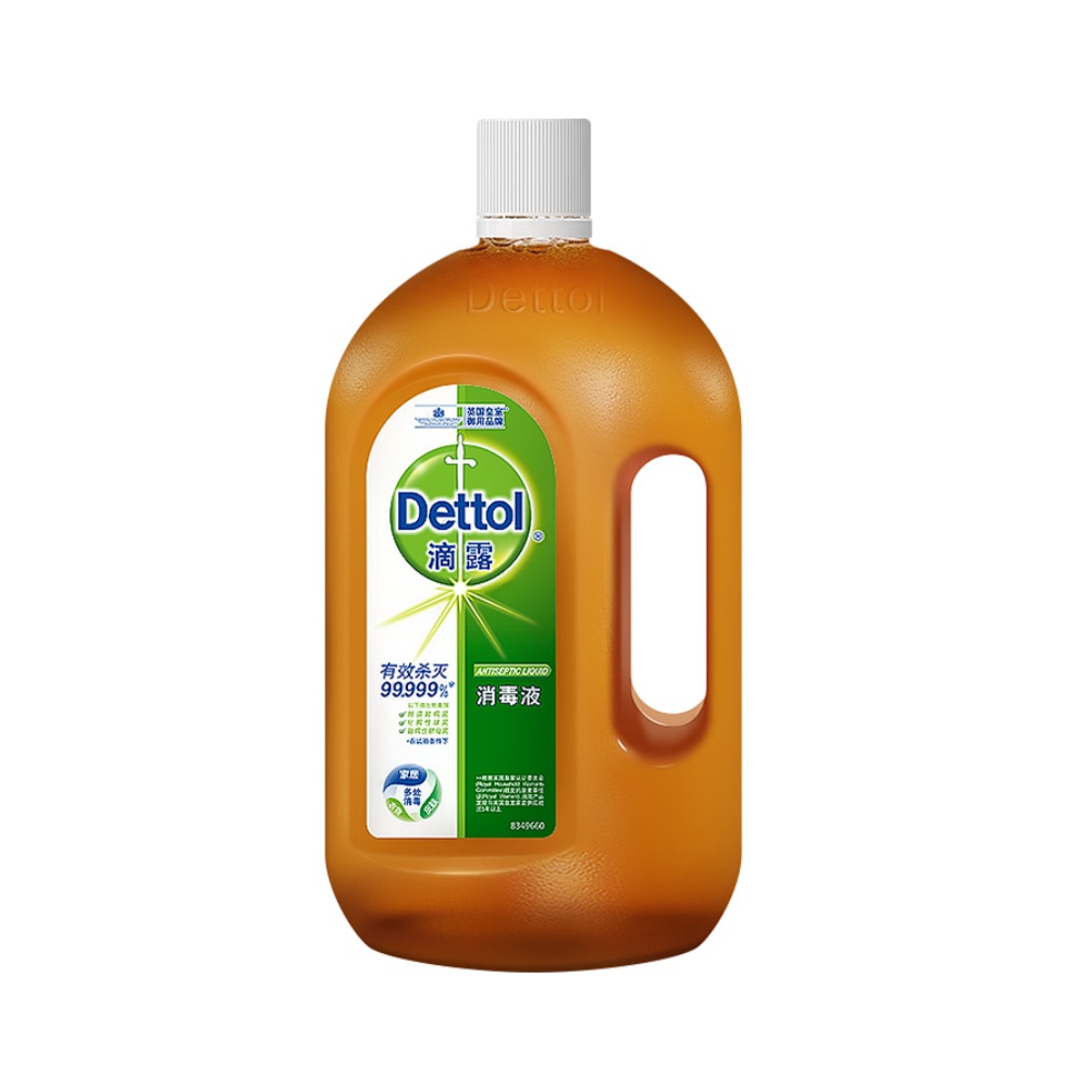 Dettol/滴露皮肤衣物家居家具消毒液1.2L×1瓶能有效杀菌99.999%