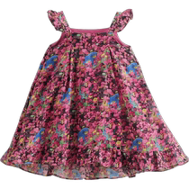 (Mark Jenny Lufu Series) New Summer Clothes Girls Cotton Silk Suspender Dress