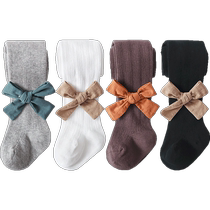 Childrens leggings baby pantyhose baby pantyhose girls socks infants white black spring autumn autumn and winter