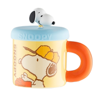 onlycook Snoopy childrens water cup kindergarten cup ceramic mug with lid baby small cup
