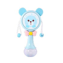 Music stick rattle toy baby rattle can chew 3-6 three month old baby hand drum