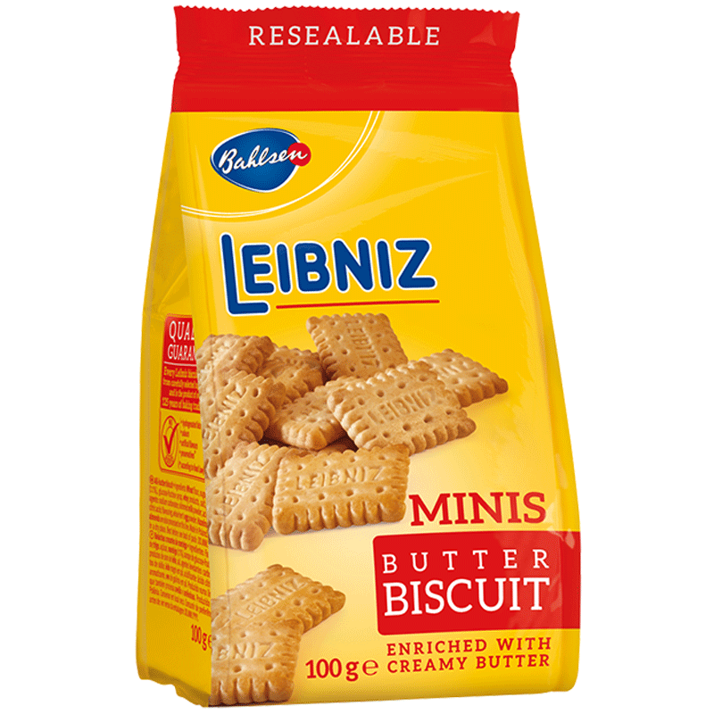 Poland imported Bahlsen Baile Shun Leibniz mini cream cookies 100g